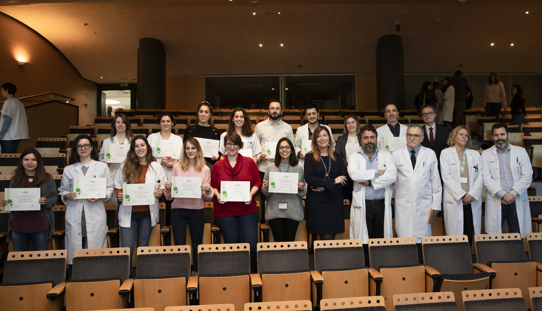 Esta imagen ilustra que: Son Espases lliura els Premis d’Investigació 2019