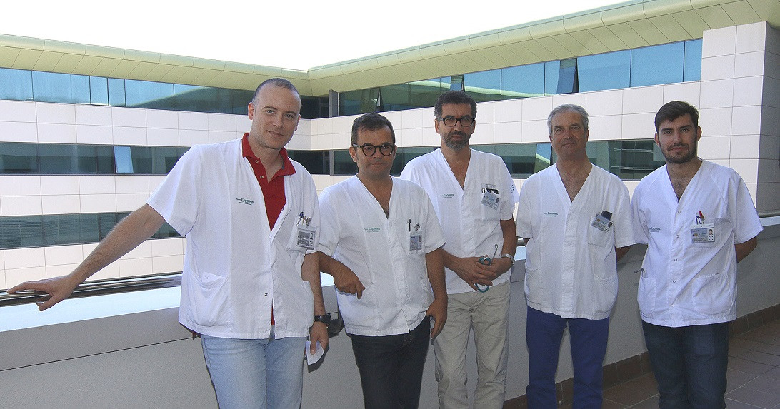 Esta imagen ilustra que: El Servei de Cirurgia Vascular ha estat guardonat amb el premi a la millor comunicació oral en el Congrés Nacional de l'especialitat