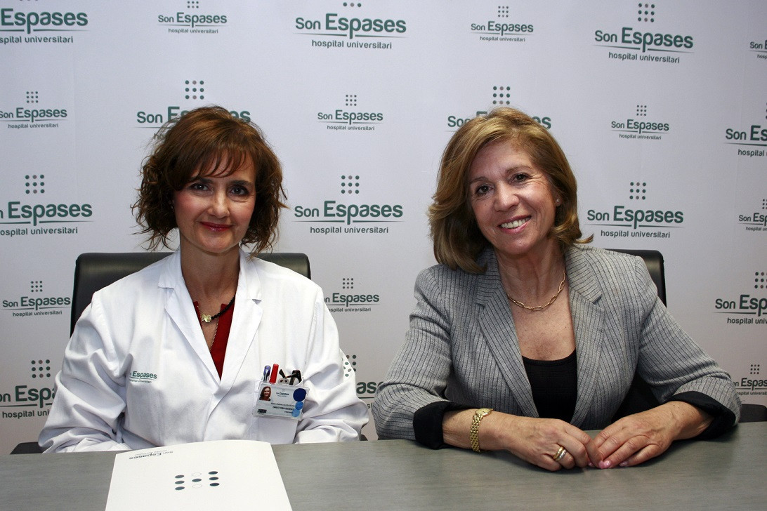 Esta imagen ilustra que: Son Espases y la AECC adaptarán una sala de espera de hospitalización para convertirla  en un espacio de encuentro y relación entre pacientes y sus familiares