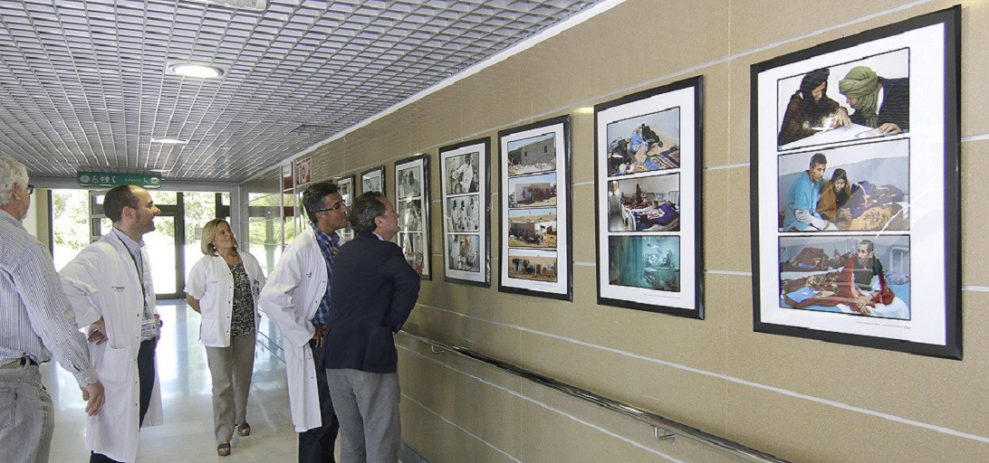 Esta imagen ilustra que: Son Espases acoge una exposición de Medicus Mundi sobre el pueblo saharaui
