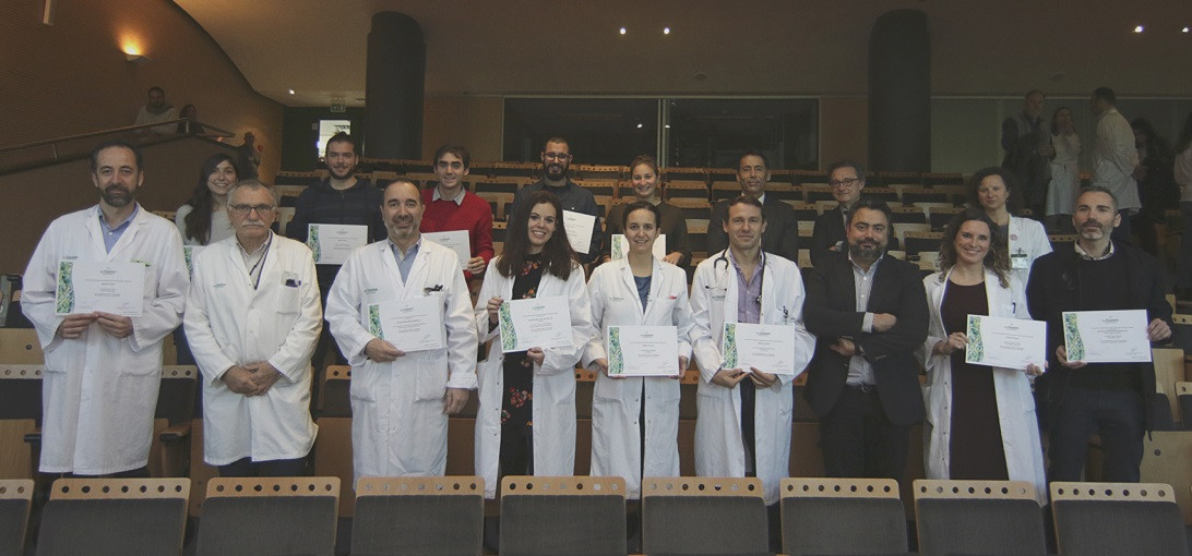 Esta imagen ilustra que: Son Espases lliura els Premis d’Investigació 2017