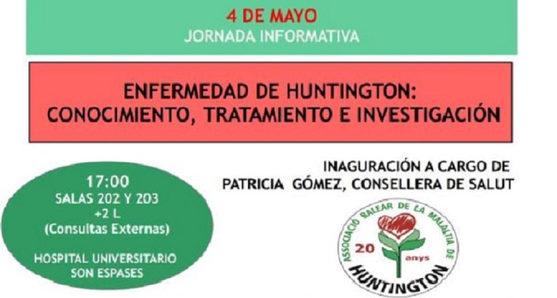 Esta imagen ilustra que: Jornada informativa sobre la malaltia Huntington