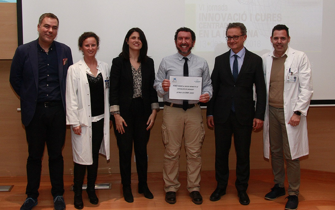 Esta imagen ilustra que: Son Espases premia al mejor proyecto de Innovación en Cuidados