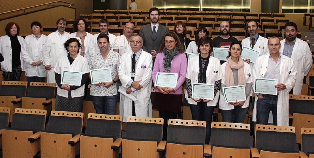 Esta imagen ilustra que: L’Hospital Universitari Son Espases ha lliurats els premis d’Investigació 2014