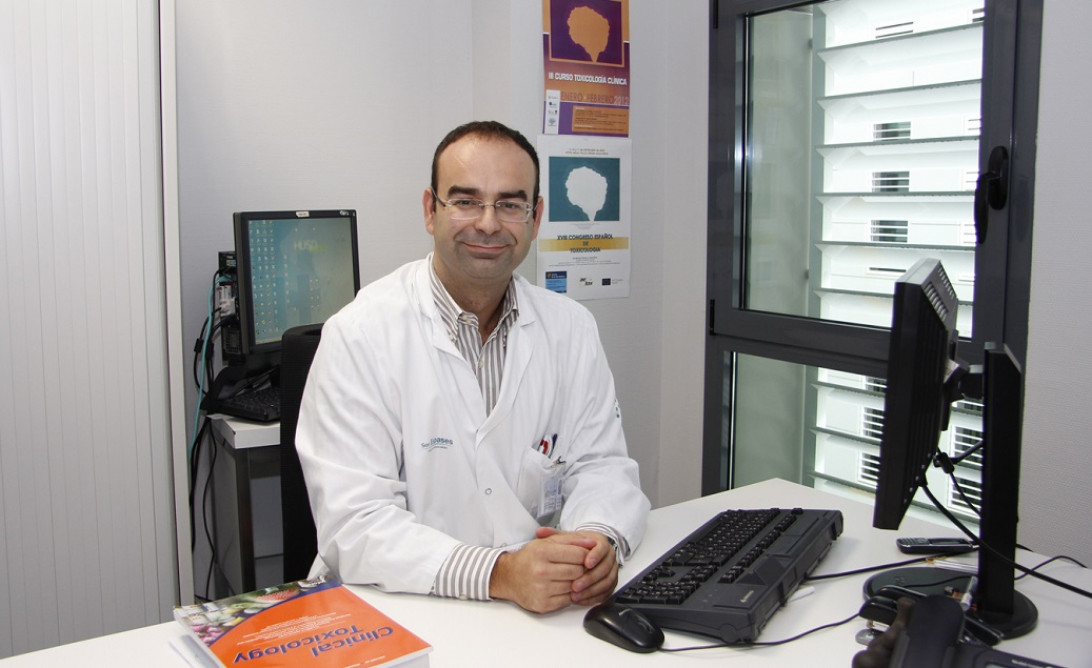 Esta imagen ilustra que: Son Espases disposa de la tecnologia necessària per detectar la droga metilenedioxipirovalerona,  coneguda com la “Droga Caníbal”