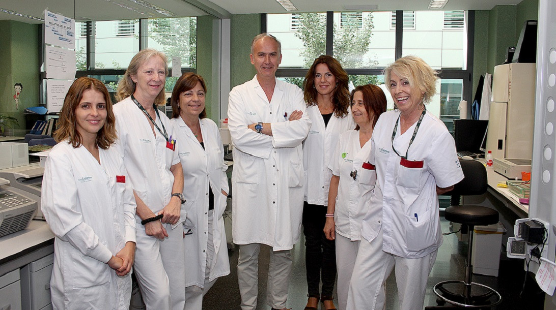 Esta imagen ilustra que: El Laboratori d’Histocompatibilitat del Servei d’Immunologia ha tornat ser acreditat per l’European Federation for Immunogenetics (EFI) 