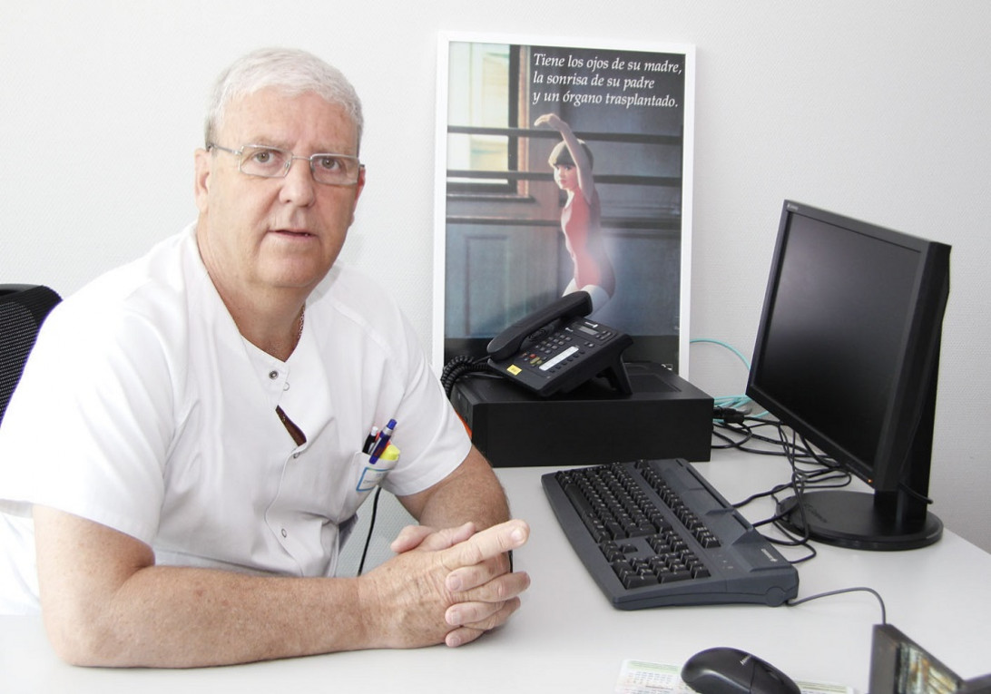 Esta imagen ilustra que: El Hospital alcanza los 35 donantes de órganos en el año 2014