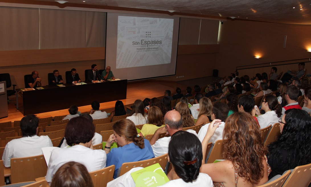 Esta imagen ilustra que: L’Hospital acull la XII Jornada de Donació i Coordinació de Trasplantaments de les Illes Balears