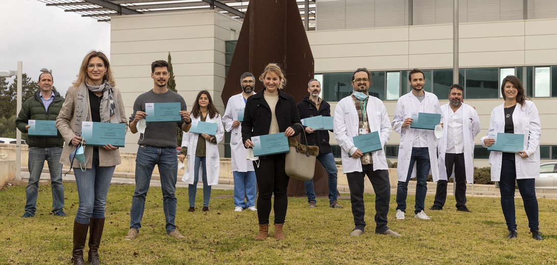 Esta imagen ilustra que: Son Espases lliura els Premis d’Investigació 2020