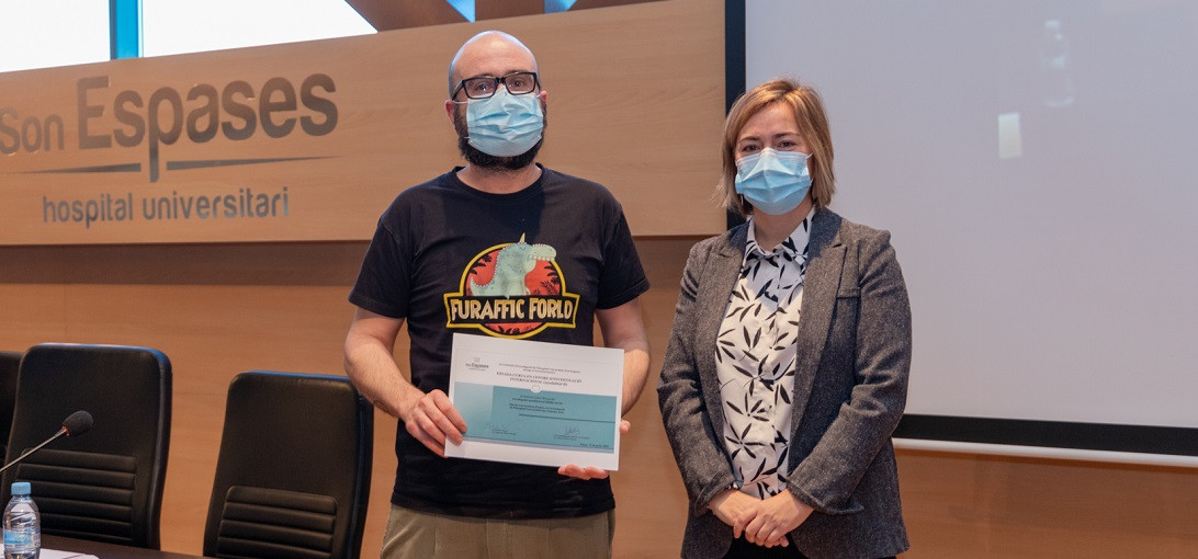 Esta imagen ilustra que: Son Espases lliura els Premis d'Investigació 2021