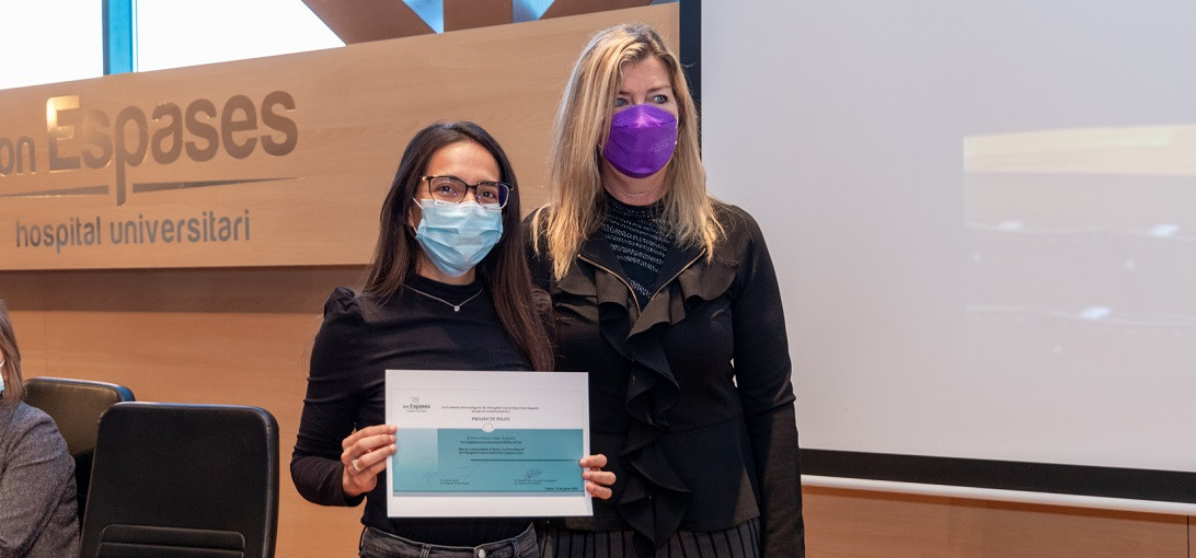 Esta imagen ilustra que: Son Espases lliura els Premis d'Investigació 2021