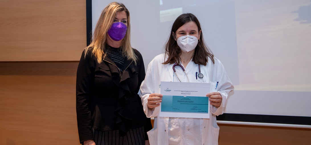 Esta imagen ilustra que: Son Espases lliura els Premis d'Investigació 2021