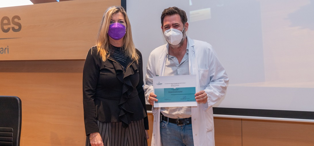 Esta imagen ilustra que: Son Espases lliura els Premis d'Investigació 2021