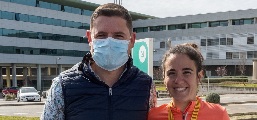 Esta imagen ilustra que: 420 corredors participen a la Cinquena Cursa Son Espases