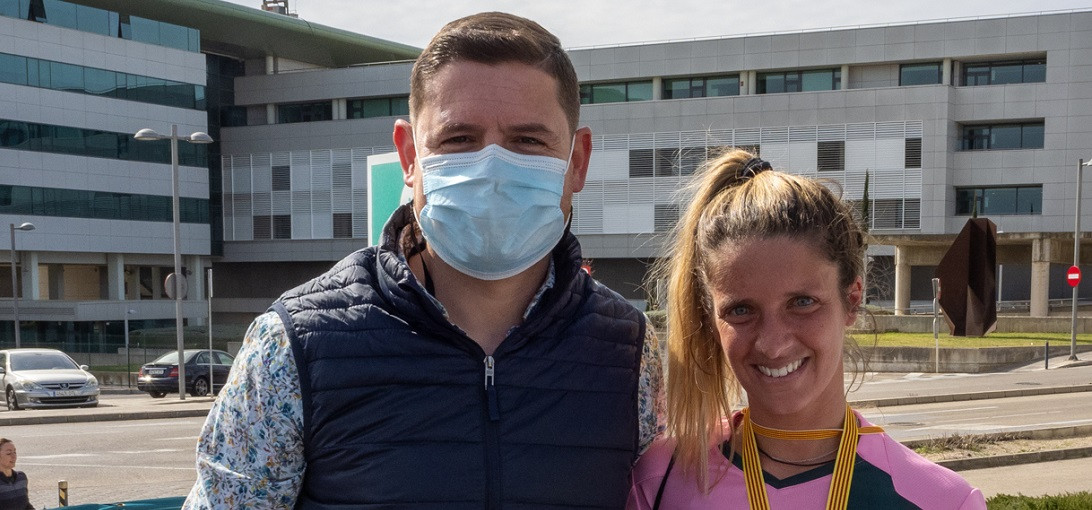 Esta imagen ilustra que: 420 corredors participen a la Cinquena Cursa Son Espases