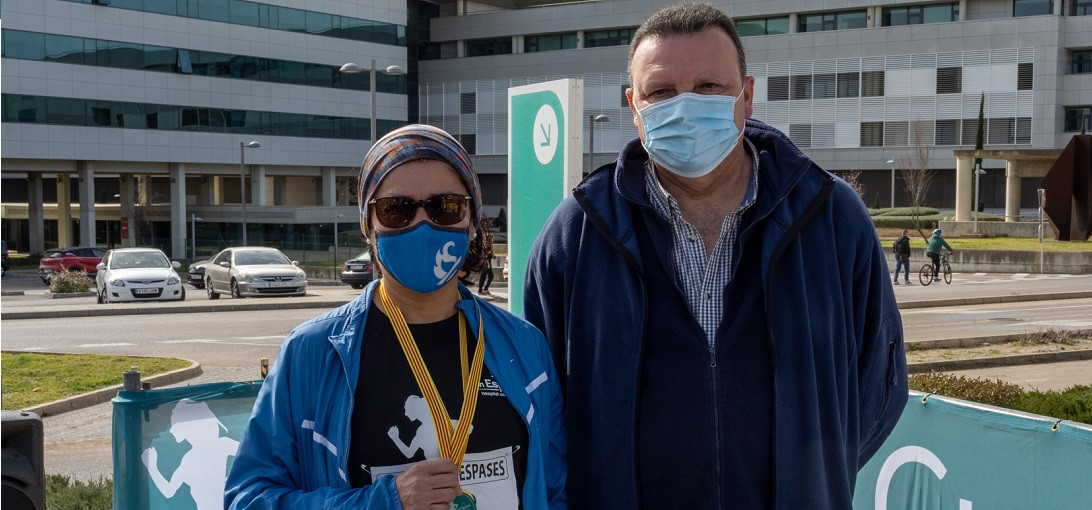 Esta imagen ilustra que: 420 corredors participen a la Cinquena Cursa Son Espases