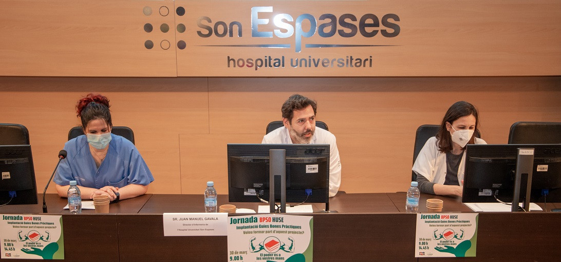 Esta imagen ilustra que: El Hospital Universitario Son Espases ha sido escogido como candidato a Centros Comprometidos con la Excelencia