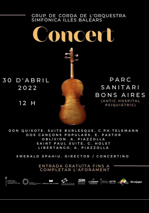 Concert de l'Orquestra Simfònica Illes Balears a l'Hospital Psiquiàtric