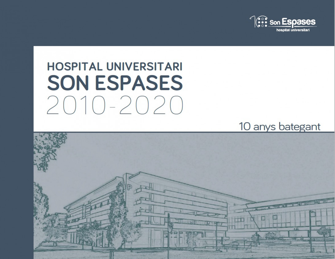 Esta imagen ilustra que: El Hospital Universitari Son Espases edita un libro conmemorativo de los primeros diez años en funcionamiento