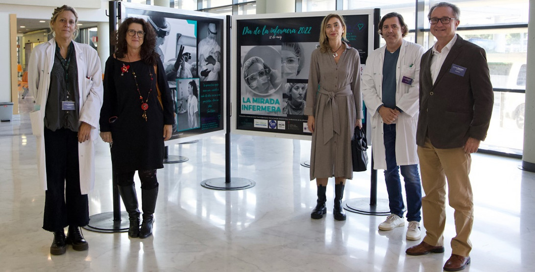 Esta imagen ilustra que: L’exposició «La mirada infermera» arriba a l’Hospital Universitari Son Espases