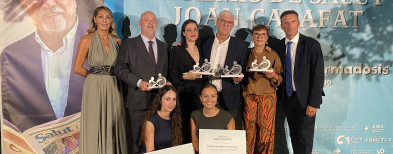 El doctor Julio Velasco i la infermera Cati Homar, guardonats en la primera edició dels Premis Joan Calafat