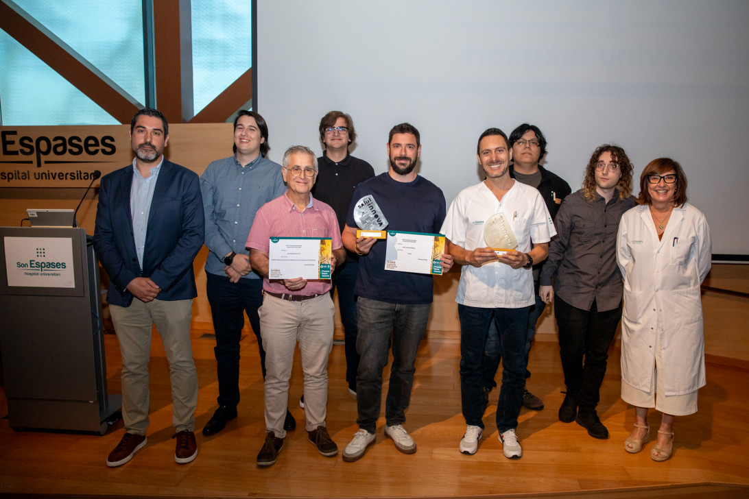 Esta imagen ilustra que: El proyecto SOFIA de Rebeca Alexandra Freites Nava gana el Premio Salut Innova 2025 en Son Espases