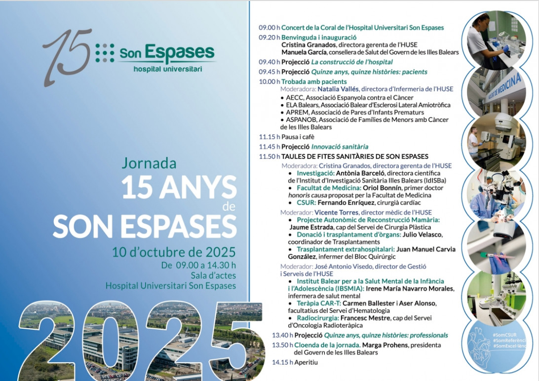 Esta imagen ilustra que: Son Espases está de aniversario: 15 años