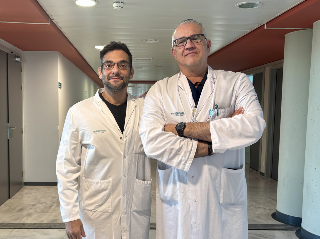 Esta imagen ilustra que: Son Espases se suma a la cirugía a medida con una reconstrucción pionera con costillas de titanio impresas  en 3D